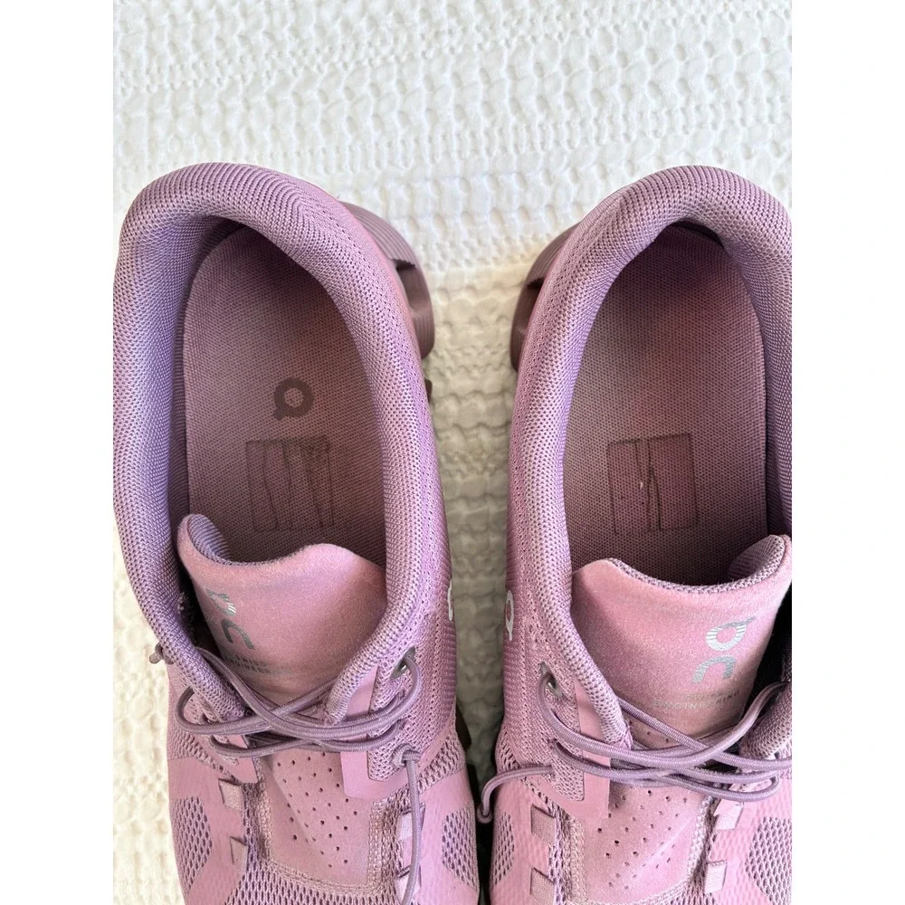 On Running Women's Cloud 5 Sneakers Fig/Quartz US 10 EU 42 Walking Active - Picture 11 of 16